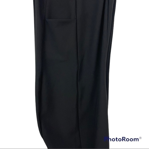 Matthildur Handmade High Rise Black Wide Leg Pants Medium - Picture 10 of 16